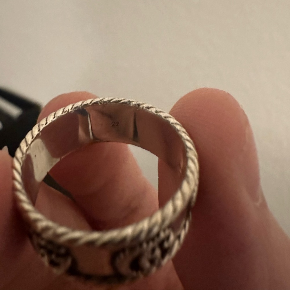 Authentic Men’s Double G Gucci Ring size 10 US / Style ‎627729 J8400 0701